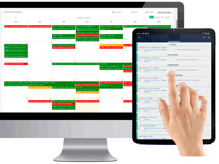 App Movil Control en Campo | Tecnicos en campo | Control de Cuadrillas