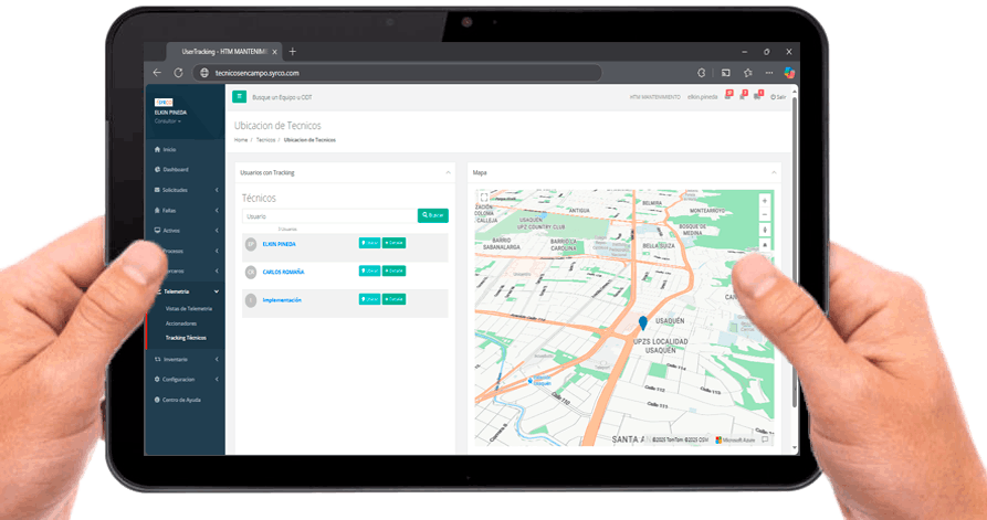 App Movil Control en Campo | Tecnicos en campo | Control de Cuadrillas